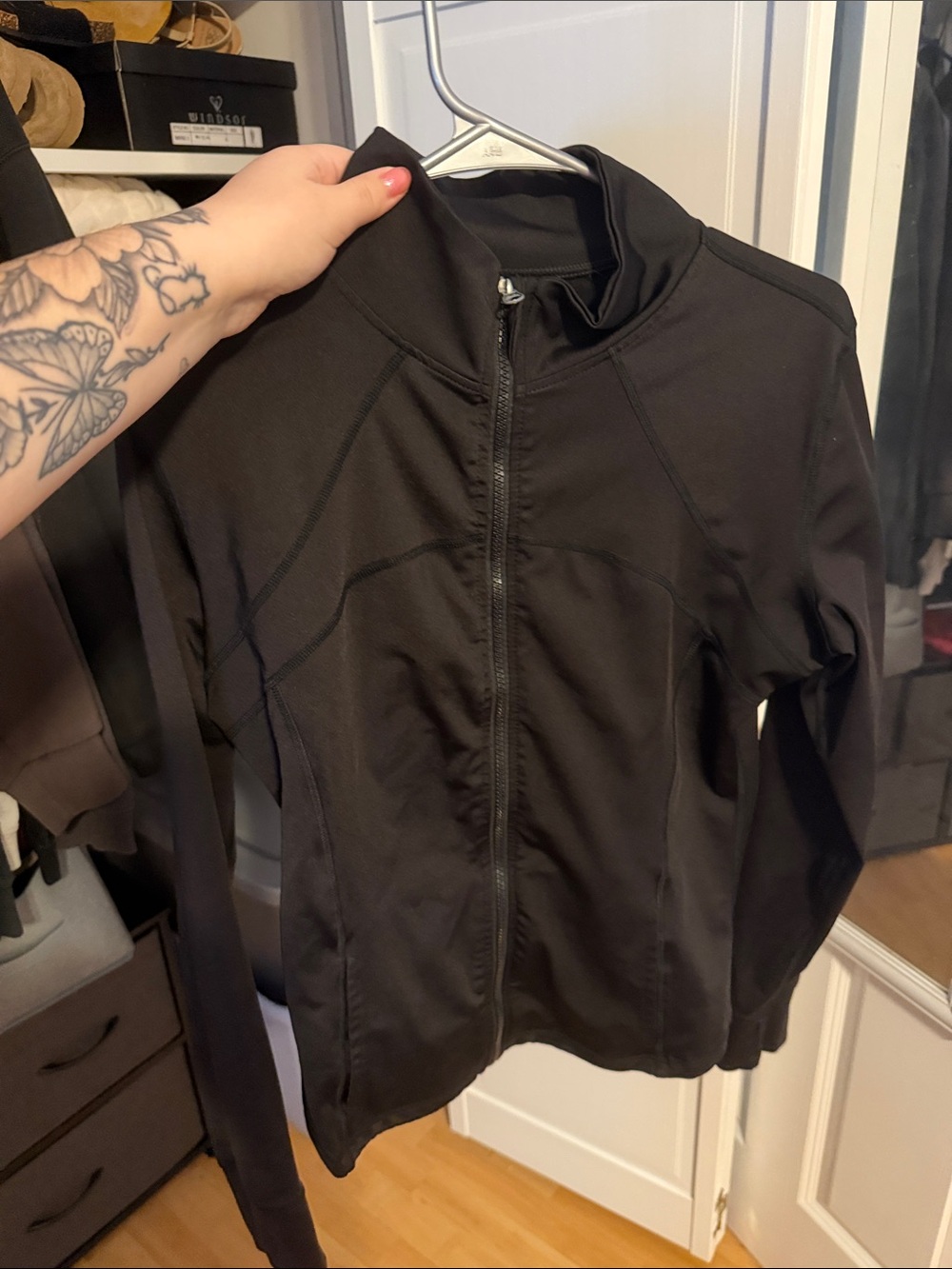 Black Women's Full-Zip Jacket
